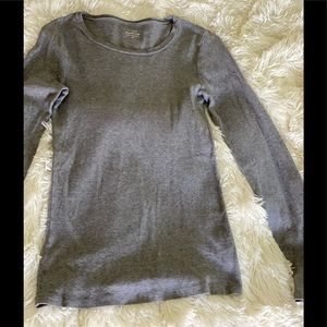 J Crew Gray perfect fit long sleeve, medium